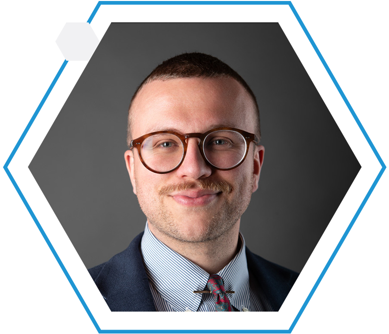 Anthony Stylized Hex Outline Headshot-2025