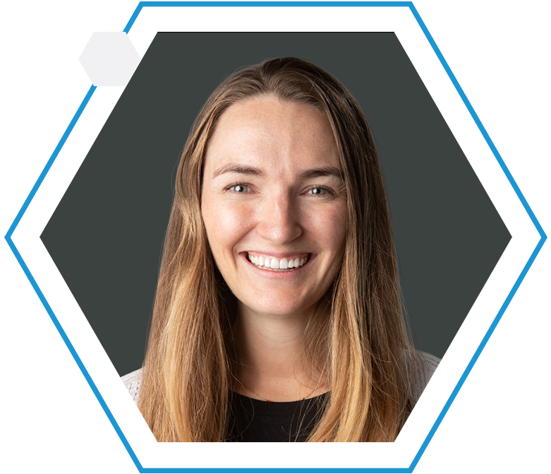 Claudia Stylized Hex Outline Headshot-2025